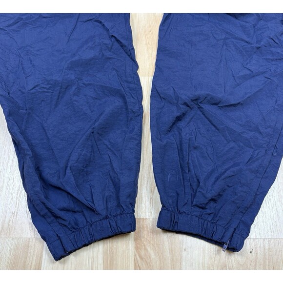 Vintage 80s 90s Nike Embroidered Track Pants / Sweatpants / Navy Blue / Size XL - Picture 2 of 10